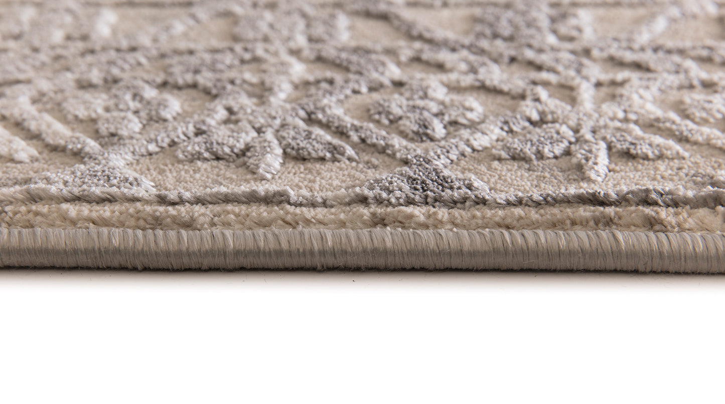 Torino 3327-190 Grey/Silver Area Rug