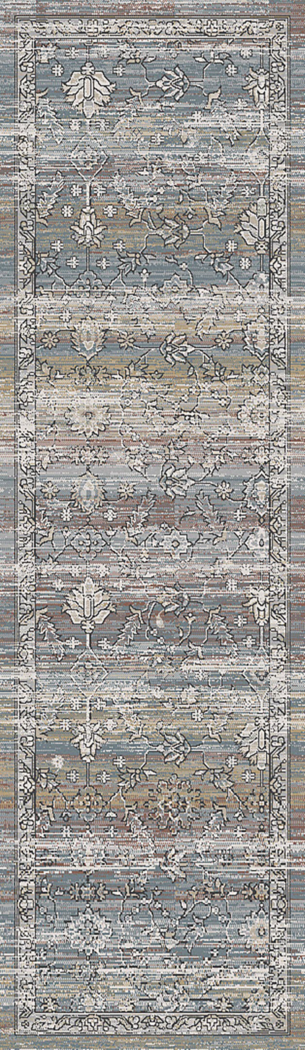 Trevi 13254-815 Beige/Cream/Blue Area Rug