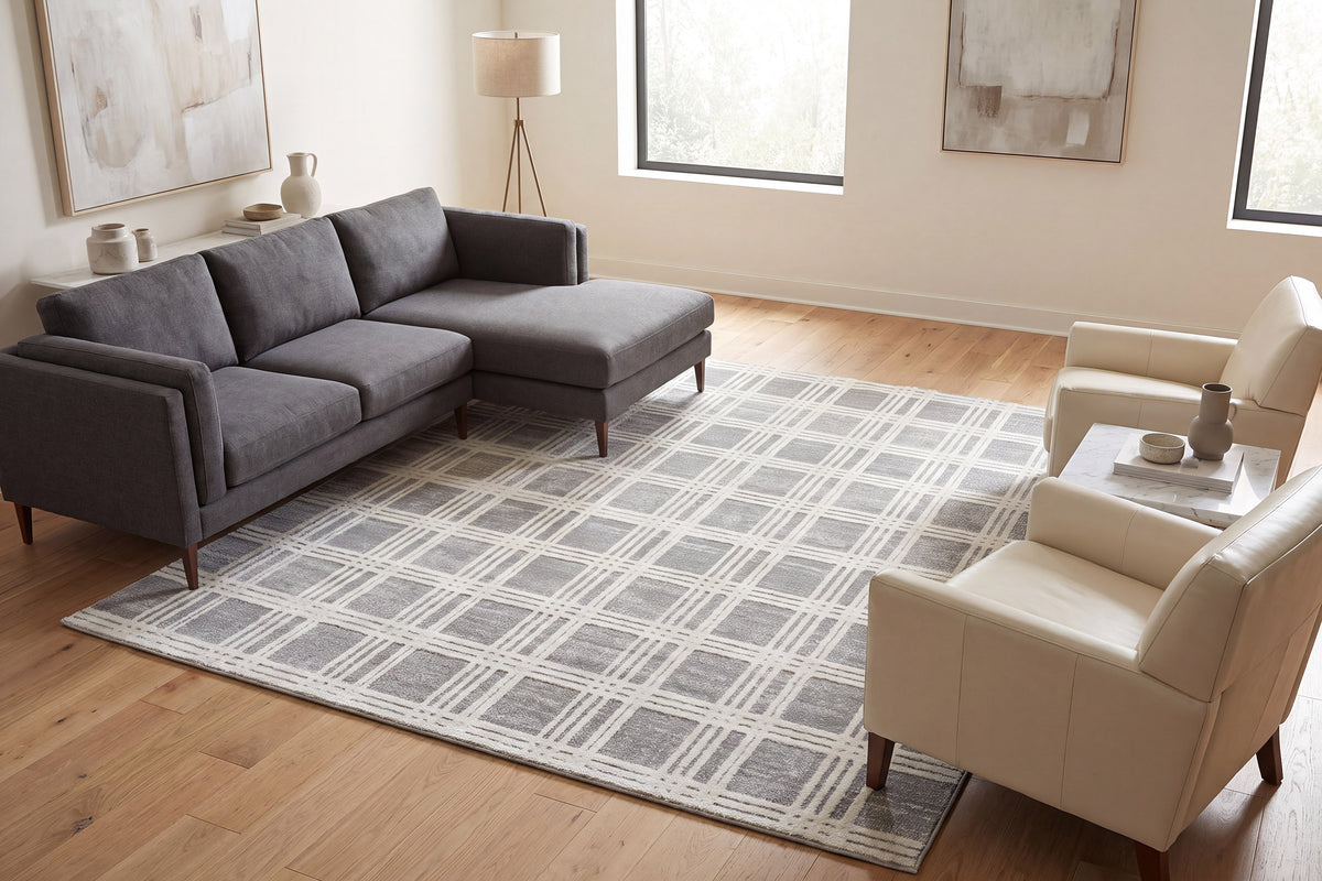 Venedik 17774-919 Light Grey Area Rug