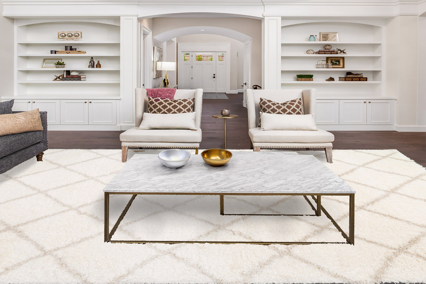 Venice 18401-180 Cream/Beige Area Rug