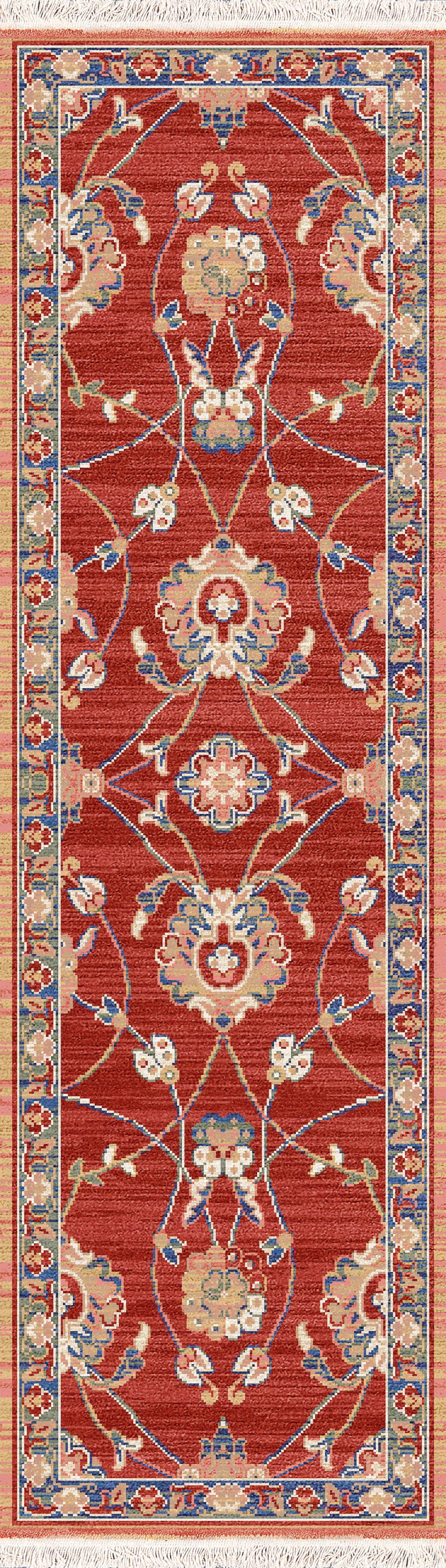 Wade 18608-399 Red/Multi Area Rug