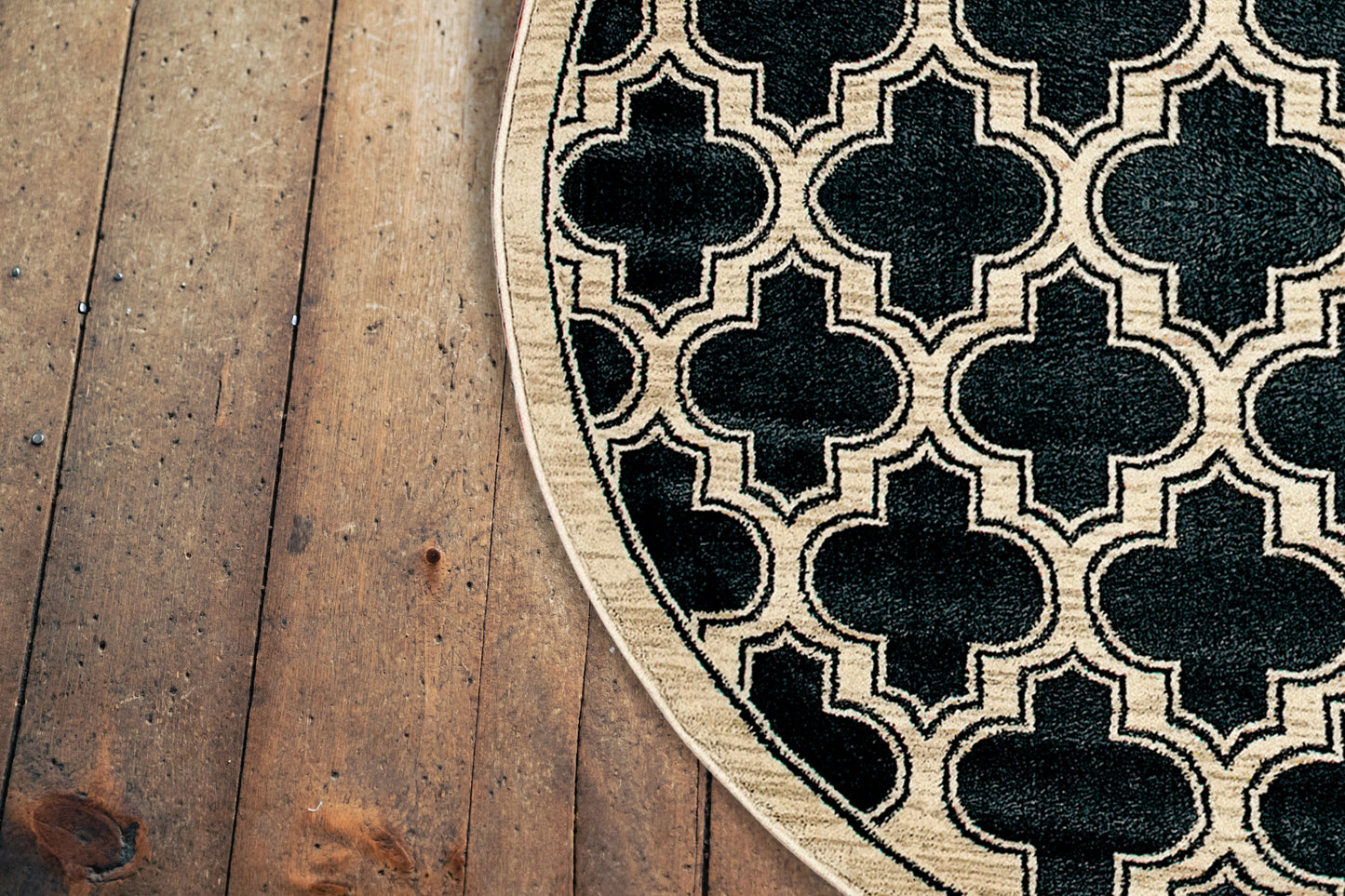 Yazd 2816-090 Black Area Rug