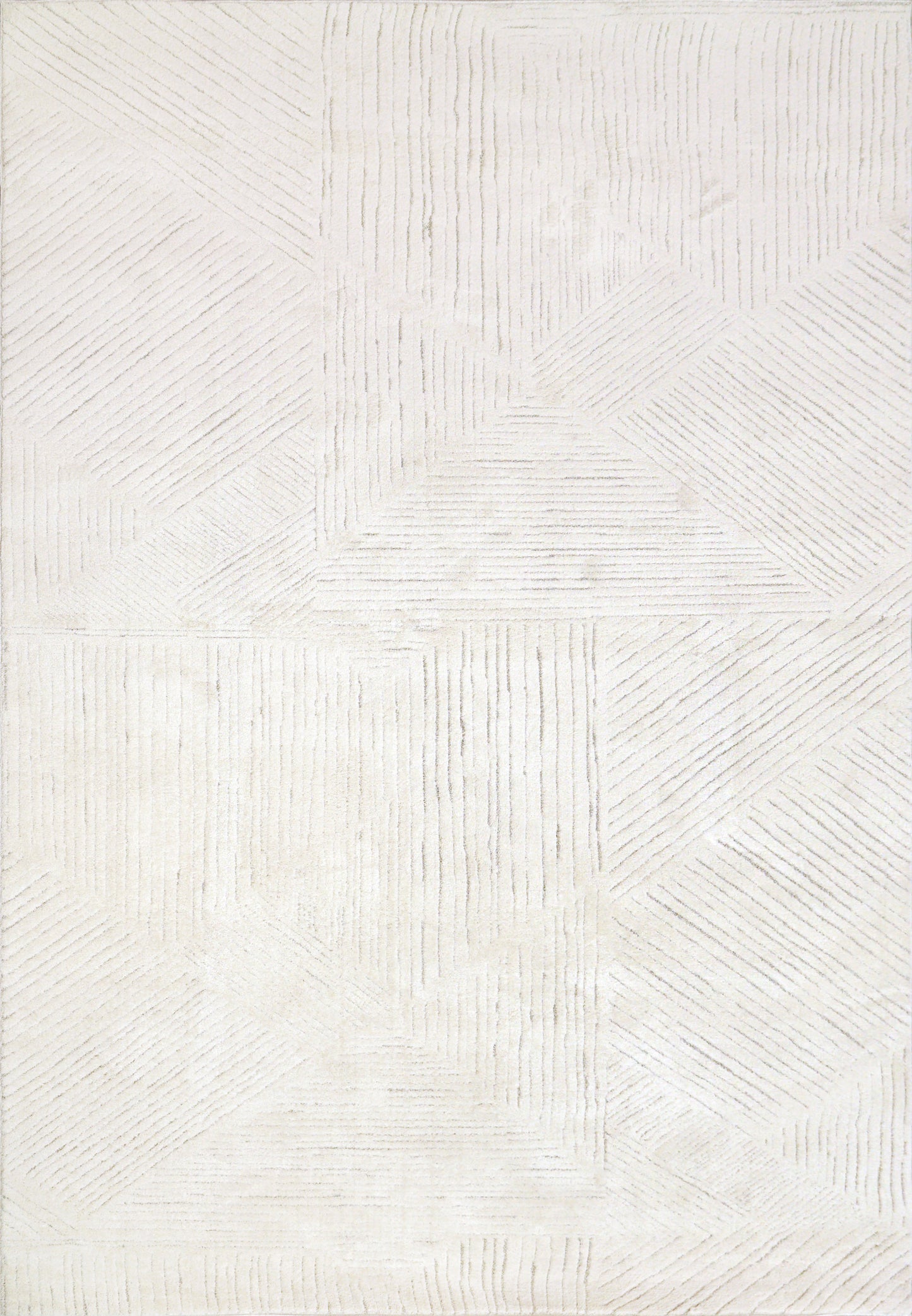 Remix 6383-180 Cream/Beige Area Rug