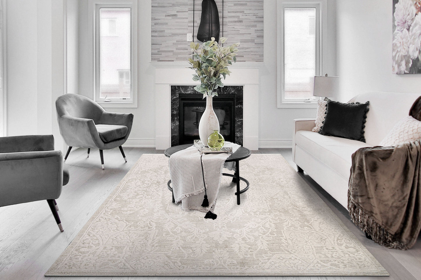 Hamilton 10602-100 Cream Area Rug