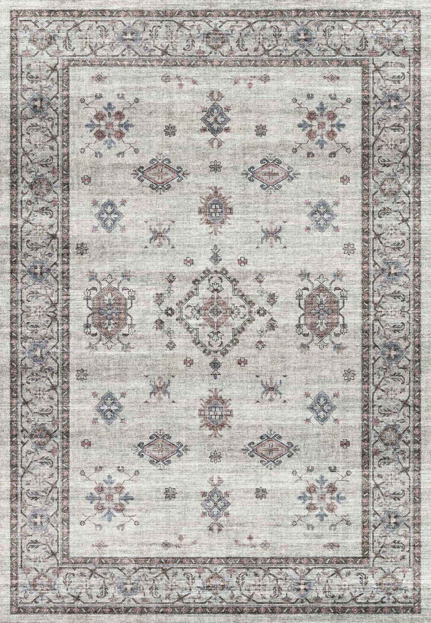 Elise 6304-900 Grey Area Rug