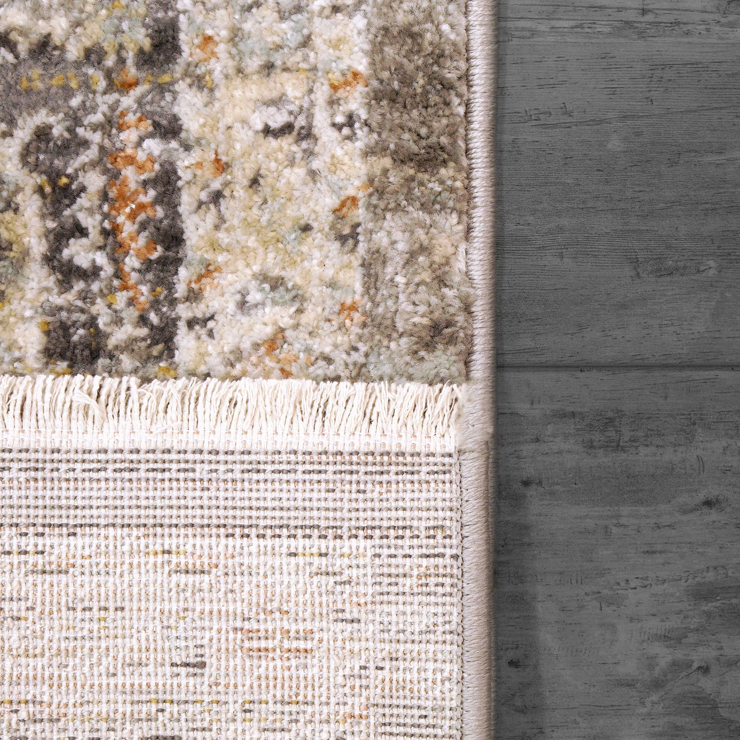 Rojin 4182-990 Grey/Dark Grey Area Rug