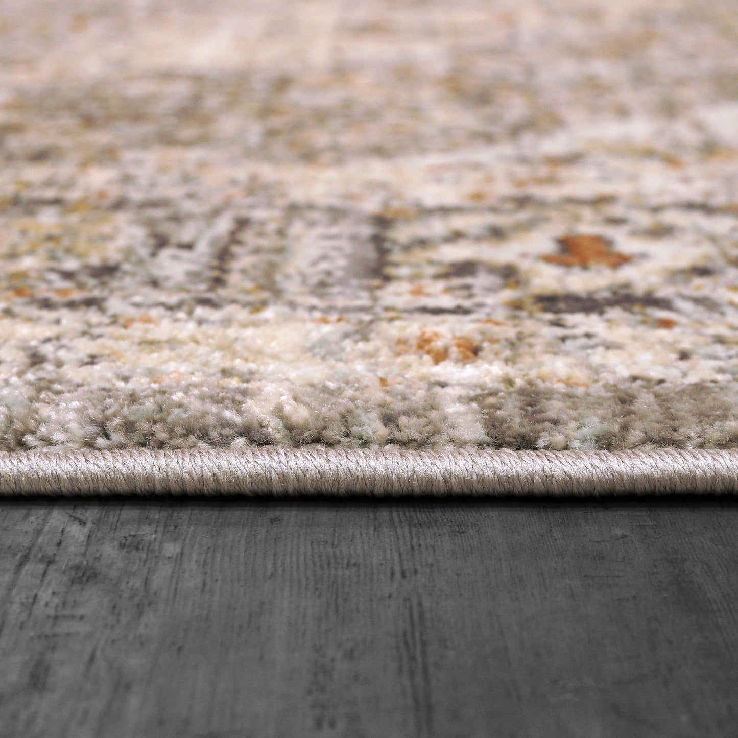 Rojin 4182-990 Grey/Dark Grey Area Rug