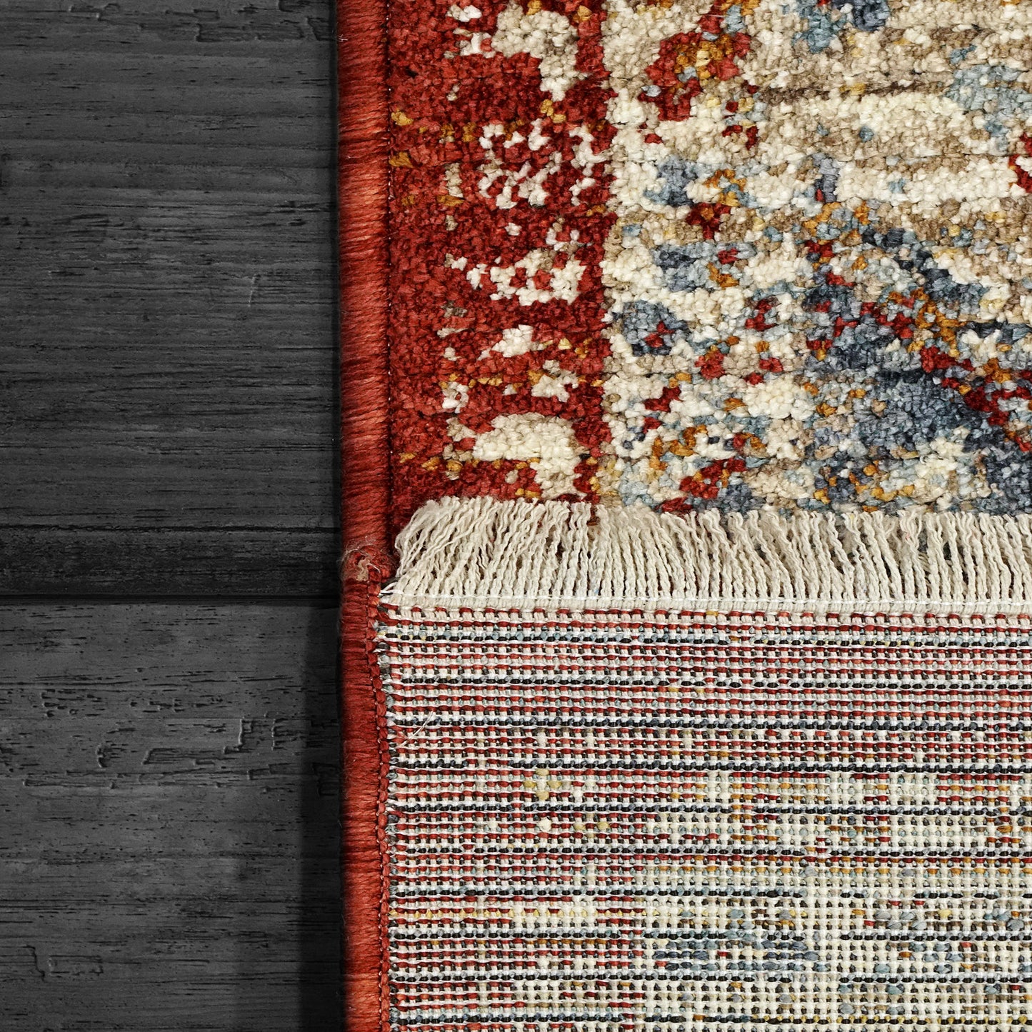 Dakota 6641-399 Red/Multi Area Rug