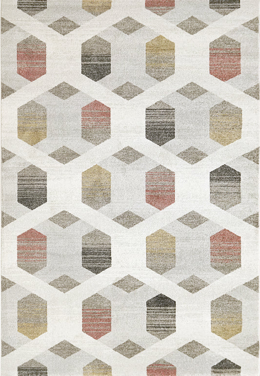 Avenue 3403-6111 Ivory/Multi Area Rug