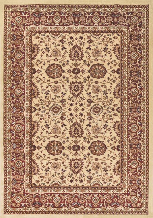 Yazd 2803-130 Cream/Red Area Rug
