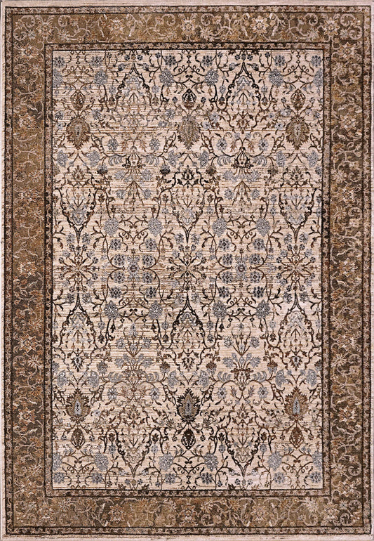 Cullen 5702-801 Brown/Ivory Area Rug