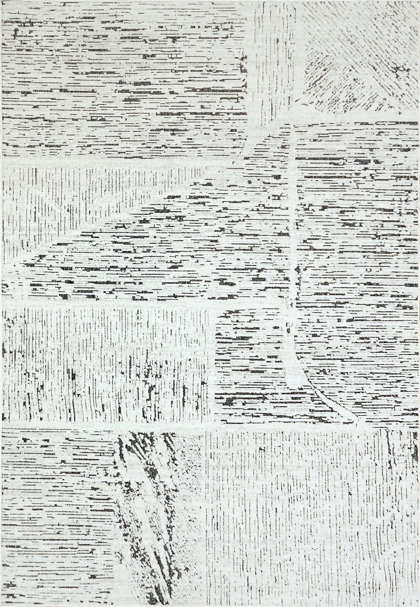 Lotus 8145-190 Ivory/Grey Area Rug