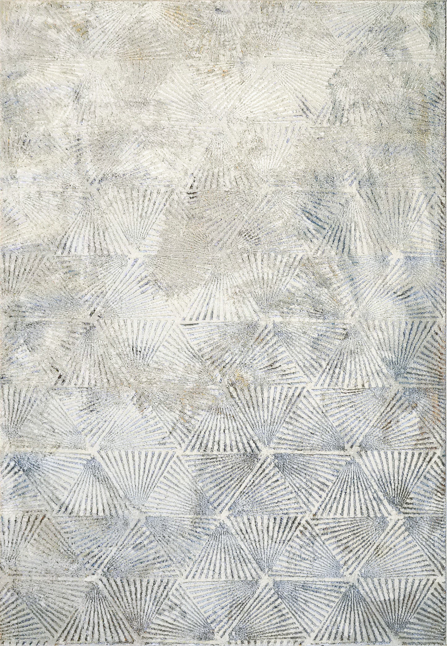 Gold 1355-897 Cream/Silver/Gold Area Rug