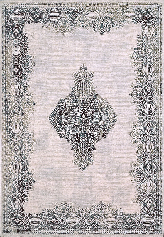 Carson 5226-109 Ivory/Black Area Rug