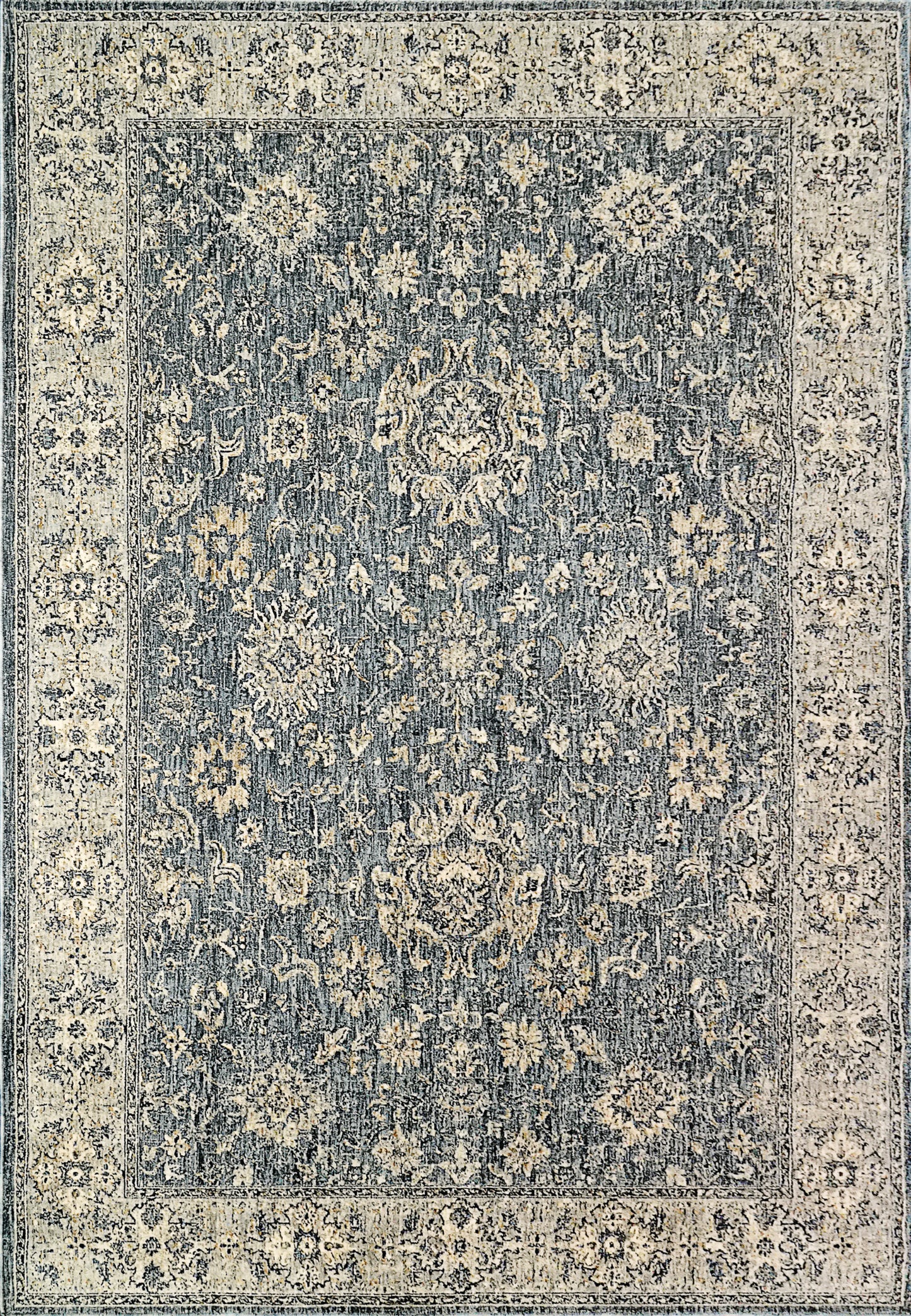 Savoy 3572-598 Denim/Grey/Cream Area Rug