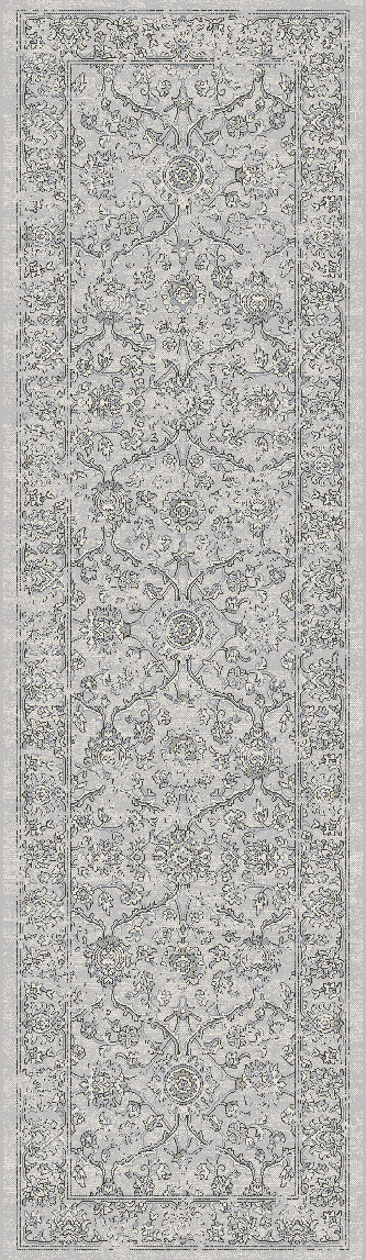 Ancient Garden 57136-9696 Silver/Grey Area Rug