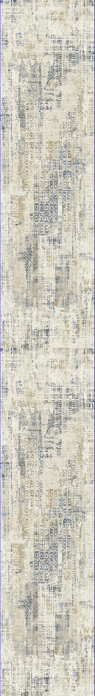 Quartz 27071-155 Ivory/Slate Area Rug