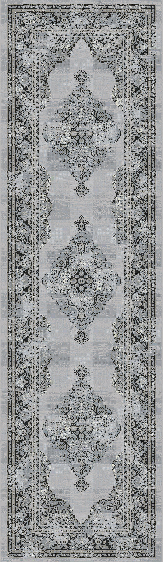 Ancient Garden 57557-9696 Soft Grey/Cream Area Rug