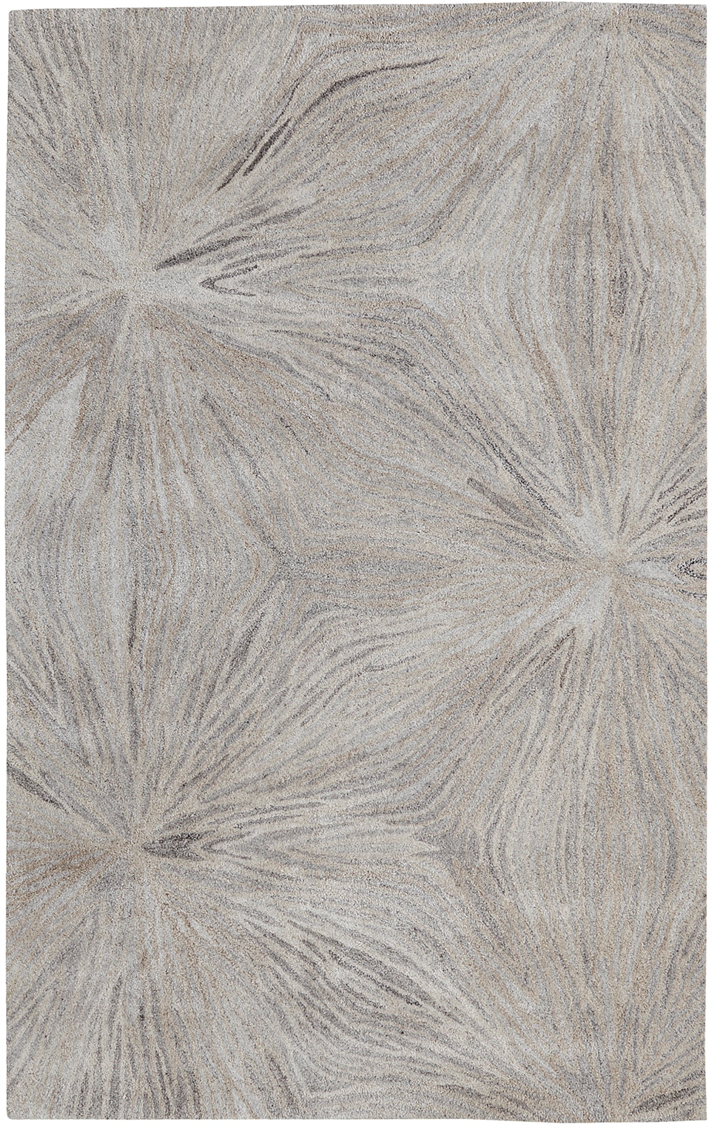 Posh 7802-717 Grey Area Rug