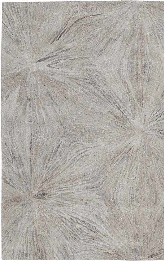 Posh 7802-717 Grey Area Rug