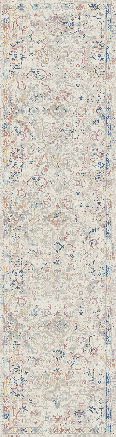 Mood 8468-999 Light Grey/Multi Area Rug