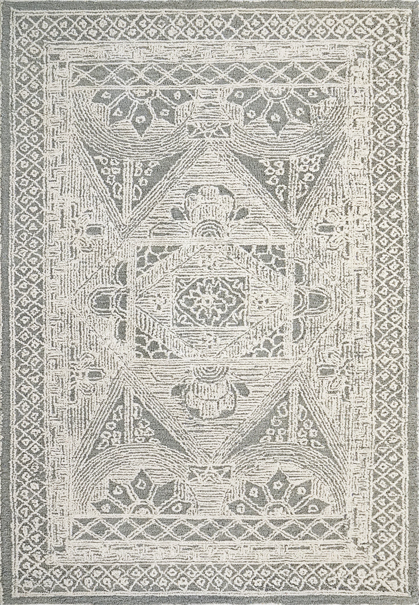 Darcy 1128-135 Ivory/Teal Area Rug
