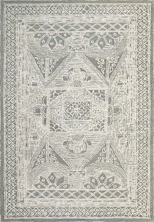 Darcy 1128-135 Ivory/Teal Area Rug