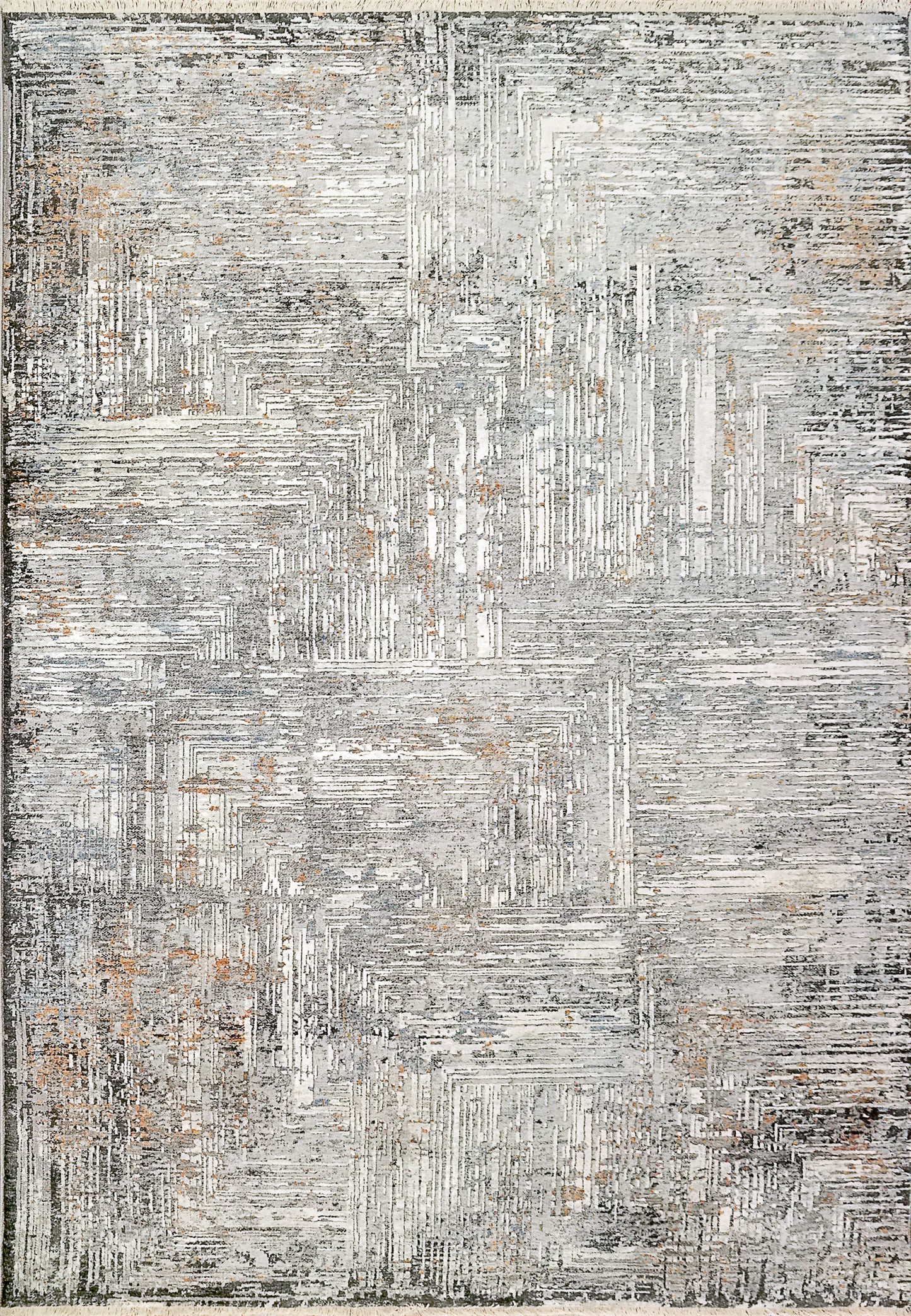 Sunrise 6885-999 Grey/Charcoal/Gold/Multi Area Rug