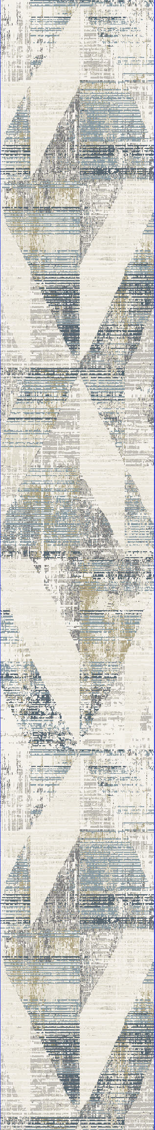 Quartz 27072-155 Ivory/Slate Area Rug