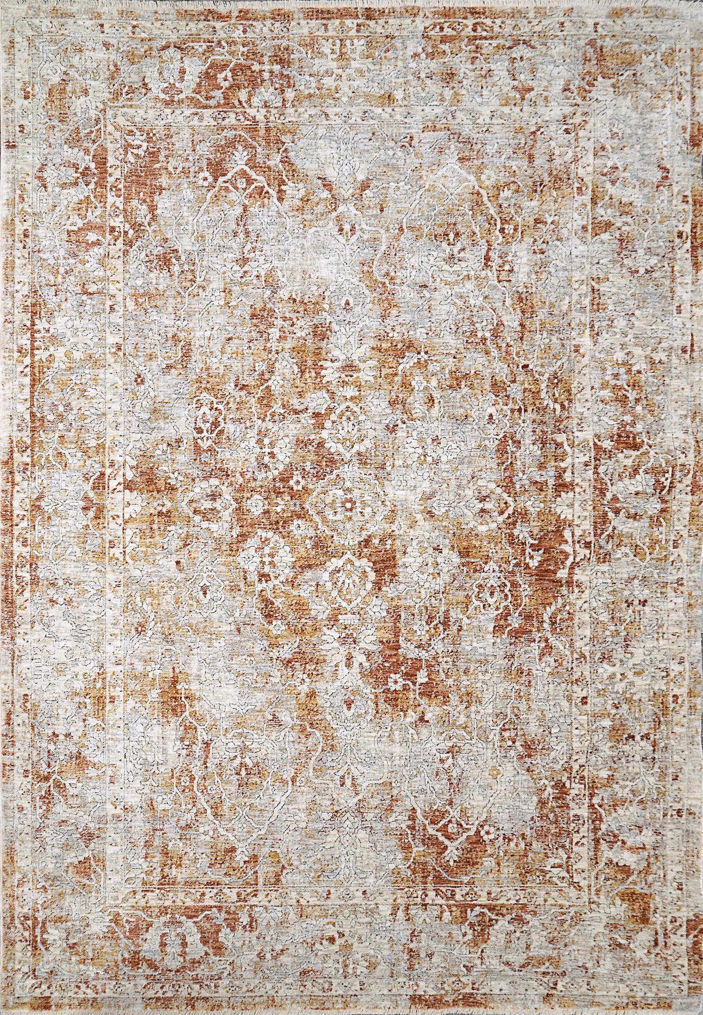 Skyler 6711-906 Grey/Copper Area Rug