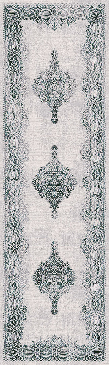 Carson 5226-109 Ivory/Black Area Rug