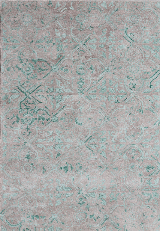 Posh 7815-940 Grey/Green Area Rug