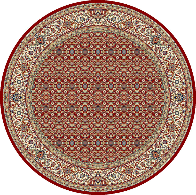 Ancient Garden 57011-1414 Red/Ivory Area Rug