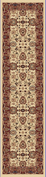 Yazd 2803-130 Cream/Red Area Rug