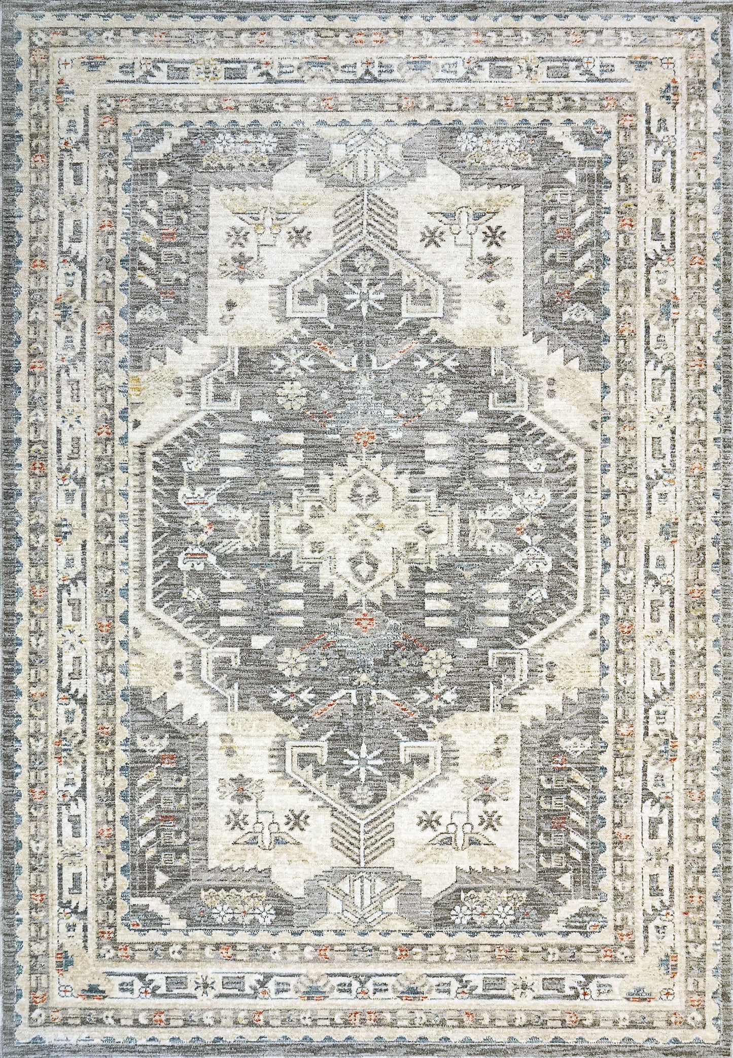 Jupiter 3104-999 Grey/Multi Area Rug