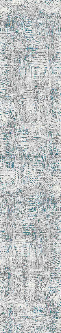Zen 8341-950 Grey/Blue Area Rug