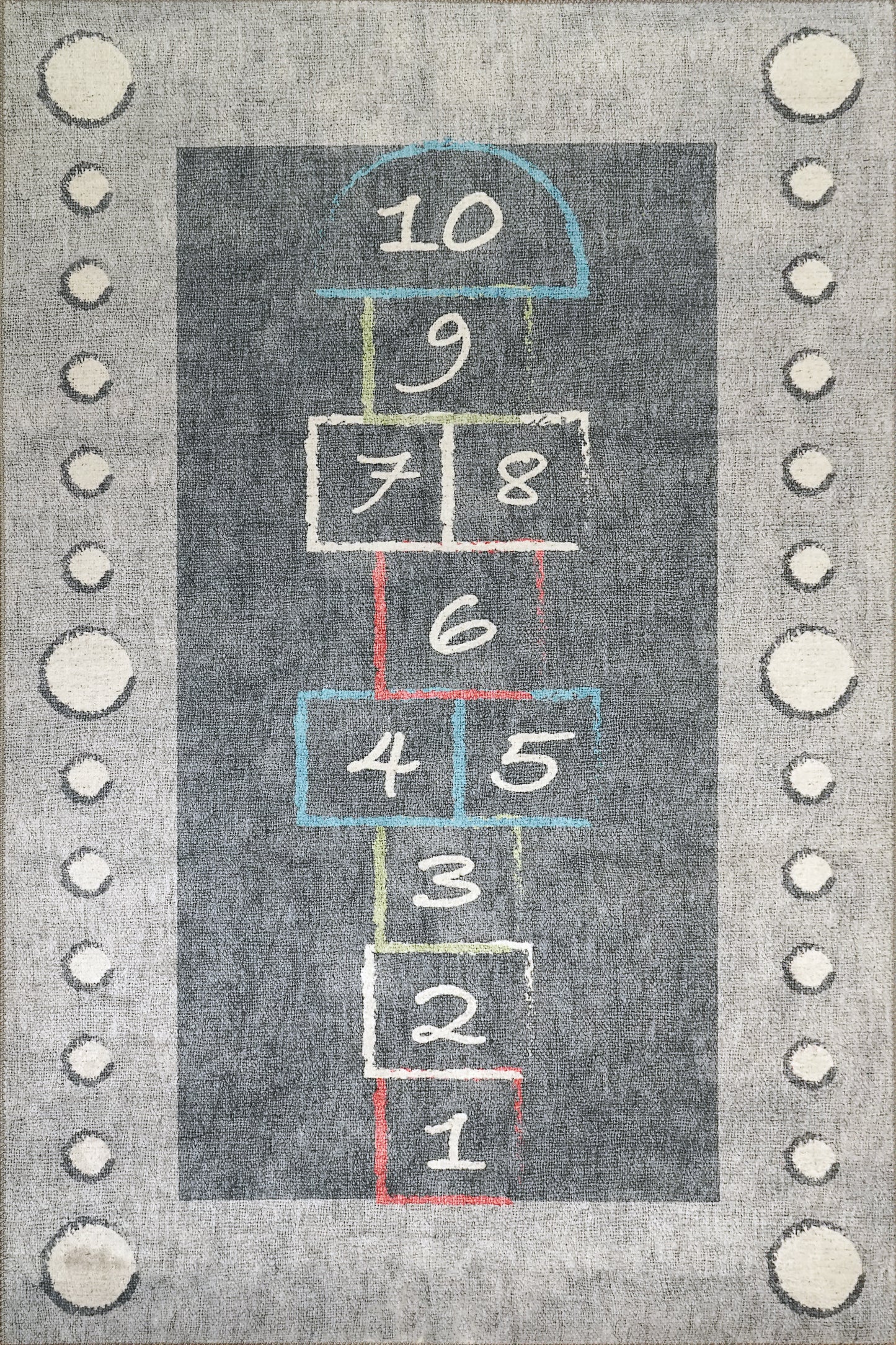 Kidz 8083-909 Grey/Multi Area Rug