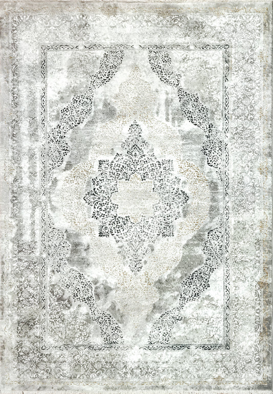 Sunrise 6681-899 Cream/Grey/Charcoal Area Rug