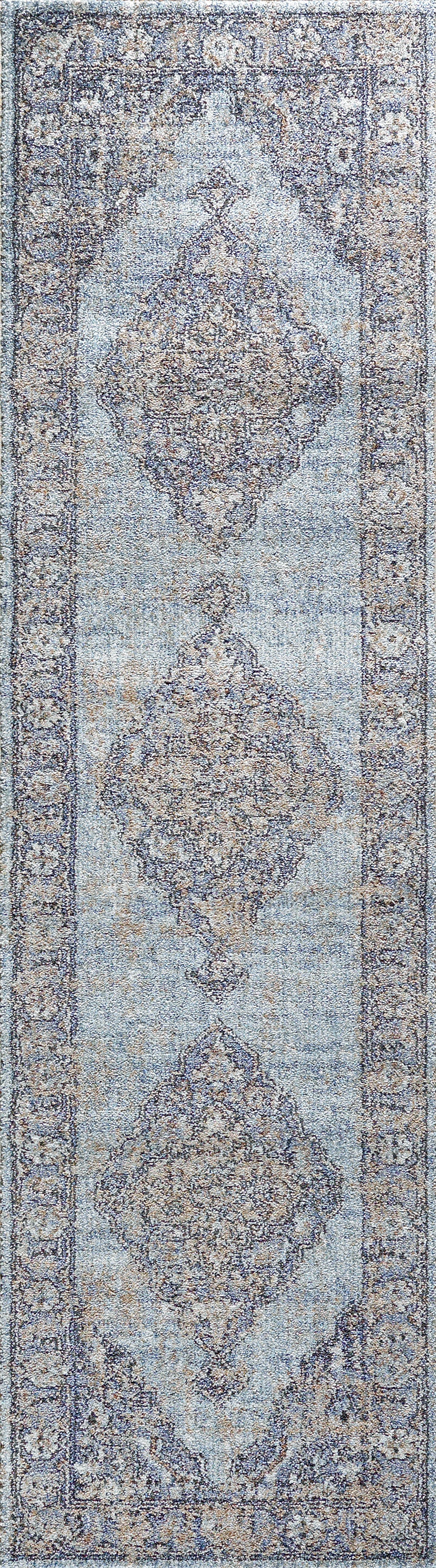 Jazz 6792-580 Blue/Beige Area Rug