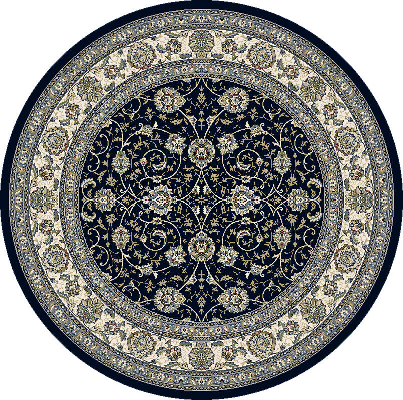 Ancient Garden 57120-3464 Blue/Ivory Area Rug