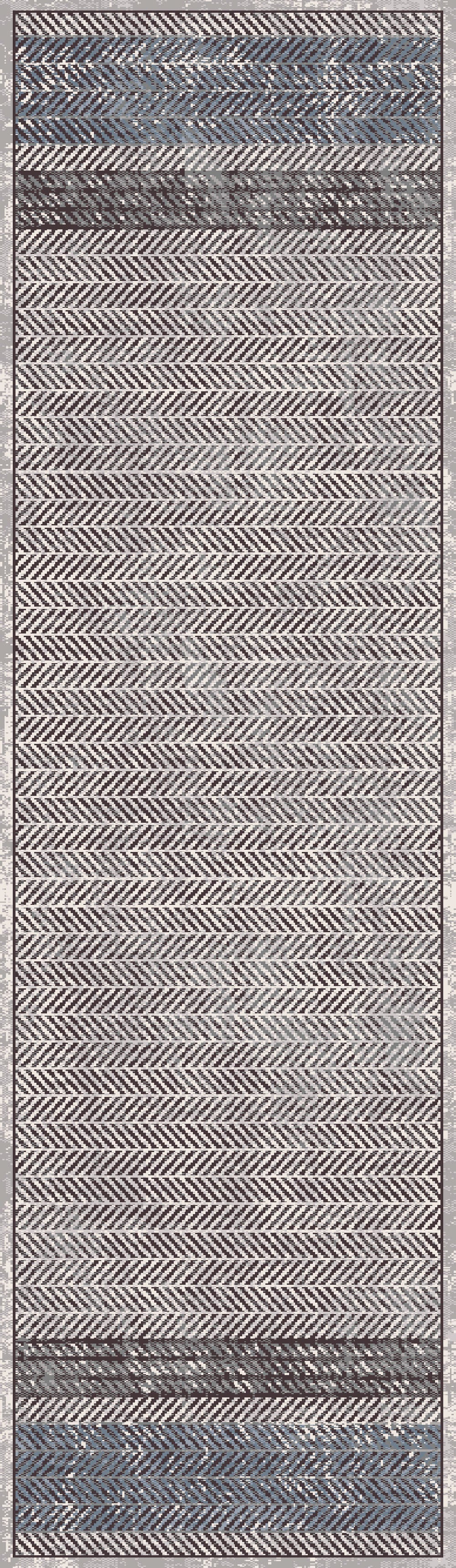 Harlow 4809-905 Grey/Blue Area Rug