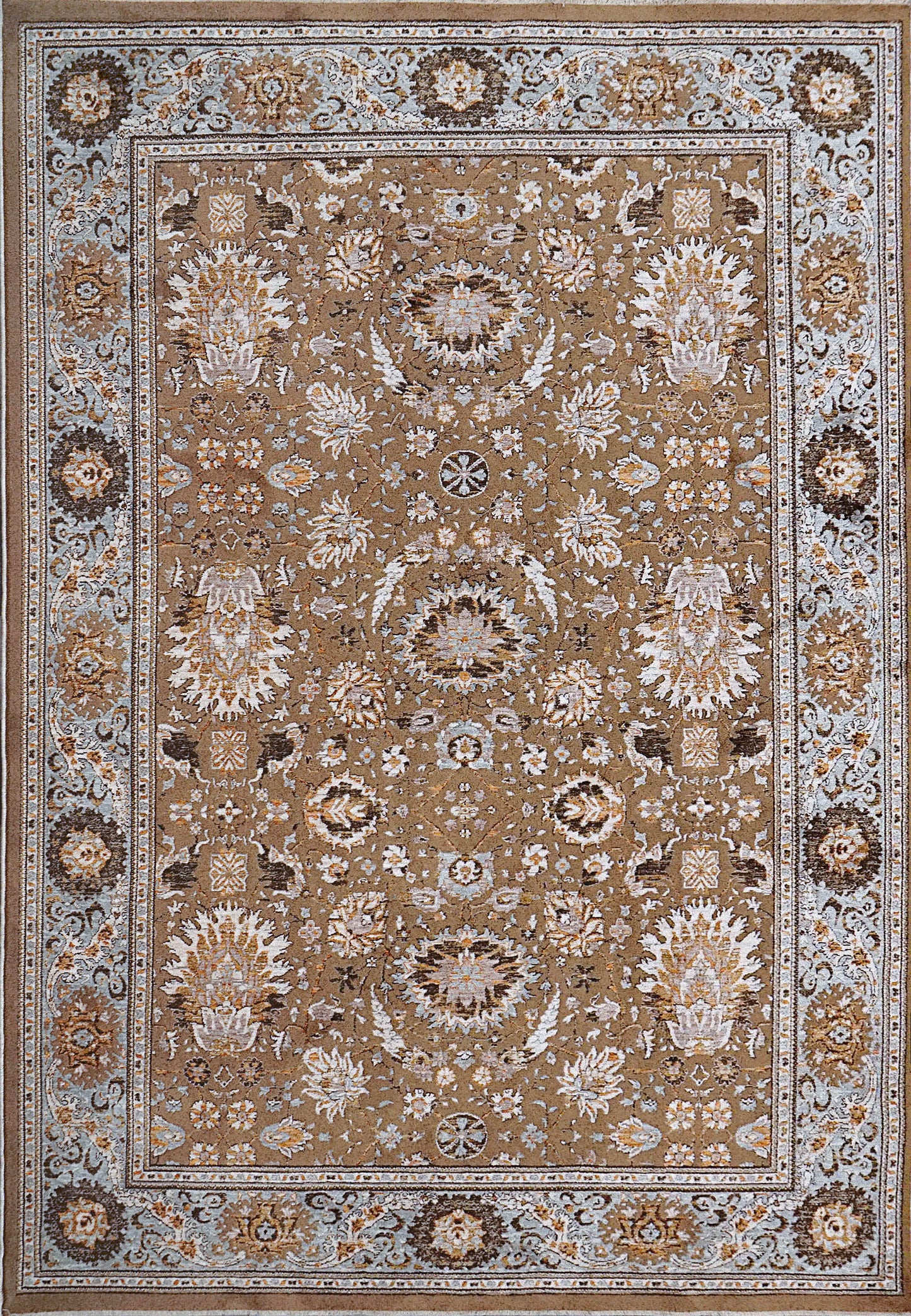 Cullen 5706-805 Beige/Blue Area Rug