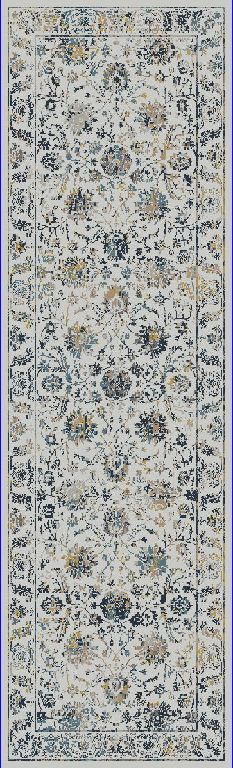 Unique 4055-199 Cream/Multi Area Rug