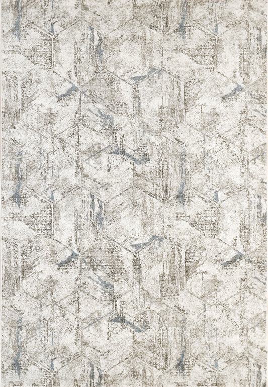 Avenue 3405-6151 Ivory/Grey/Blue Area Rug