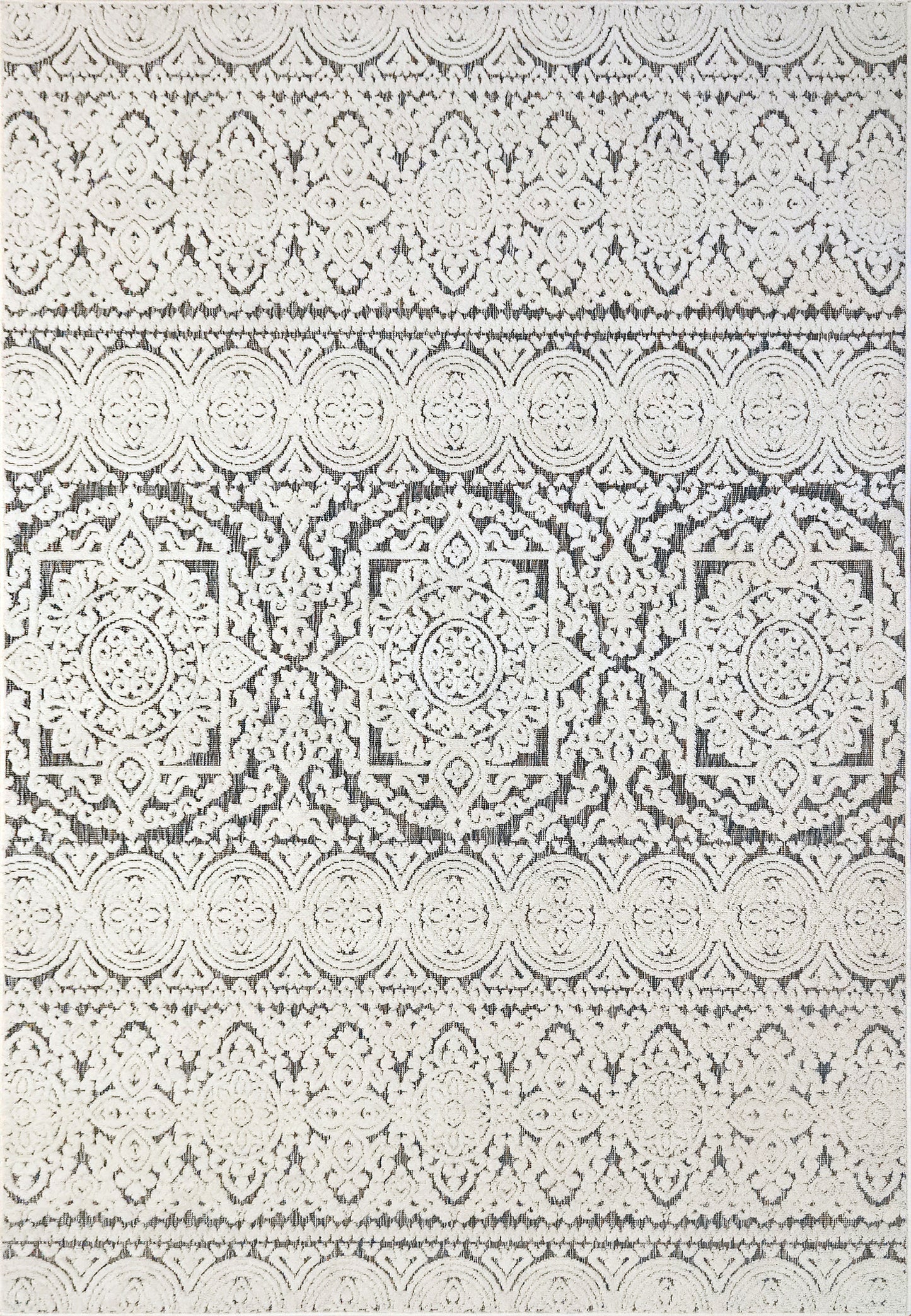 Lotus 8146-199 Ivory/Multi Area Rug