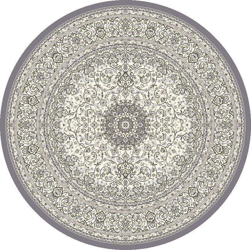 Ancient Garden 57119-6656 Cream/Grey Area Rug