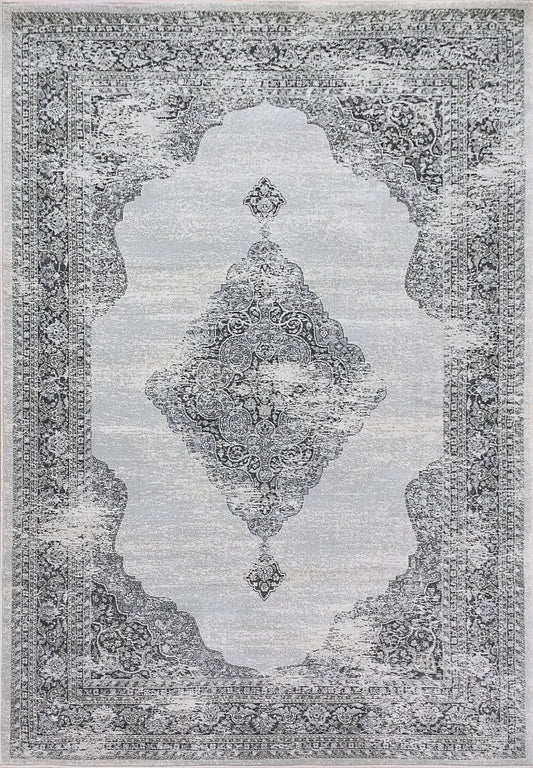 Ancient Garden 57557-9696 Soft Grey/Cream Area Rug