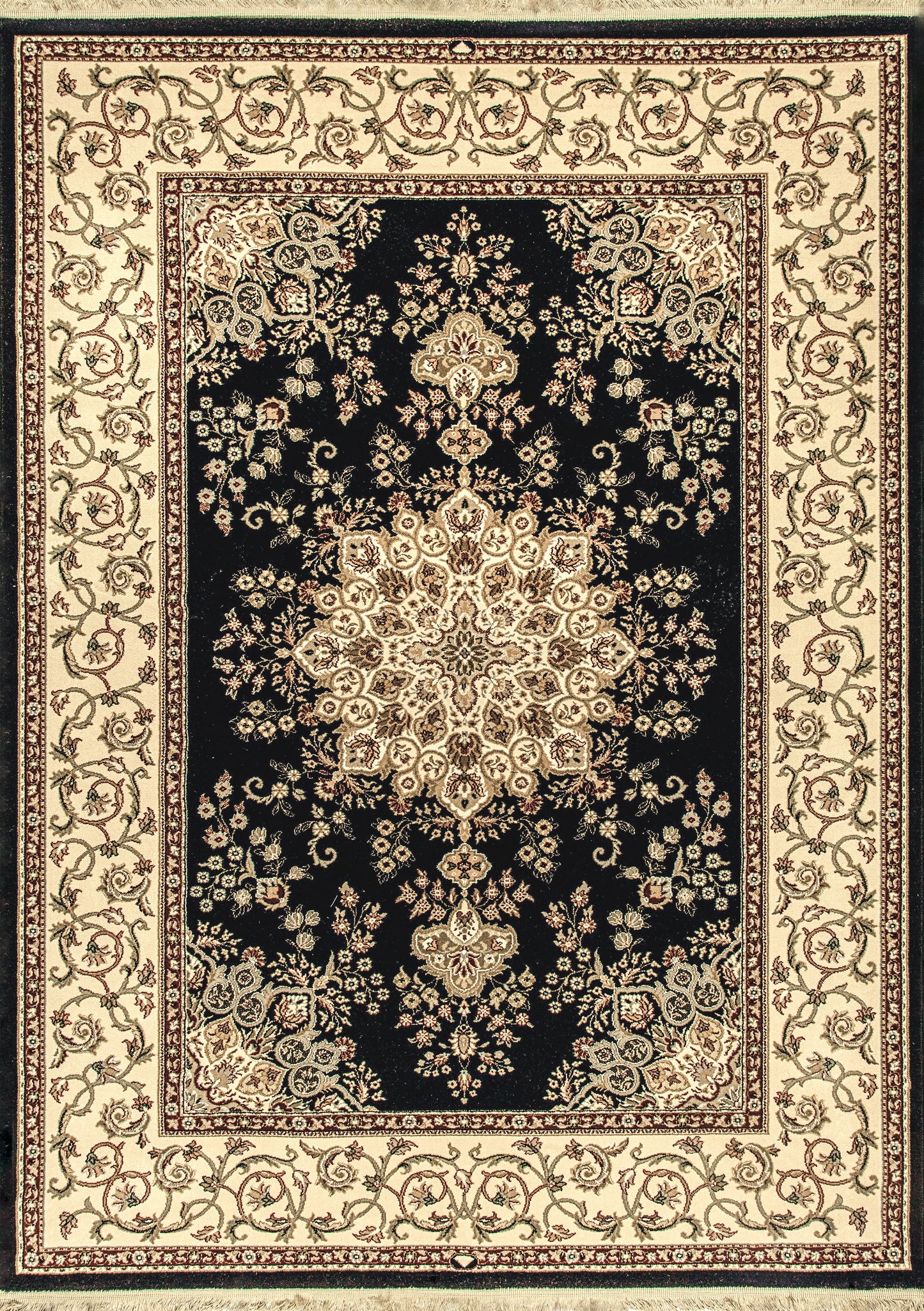 Brilliant 7201-090 Black Area Rug