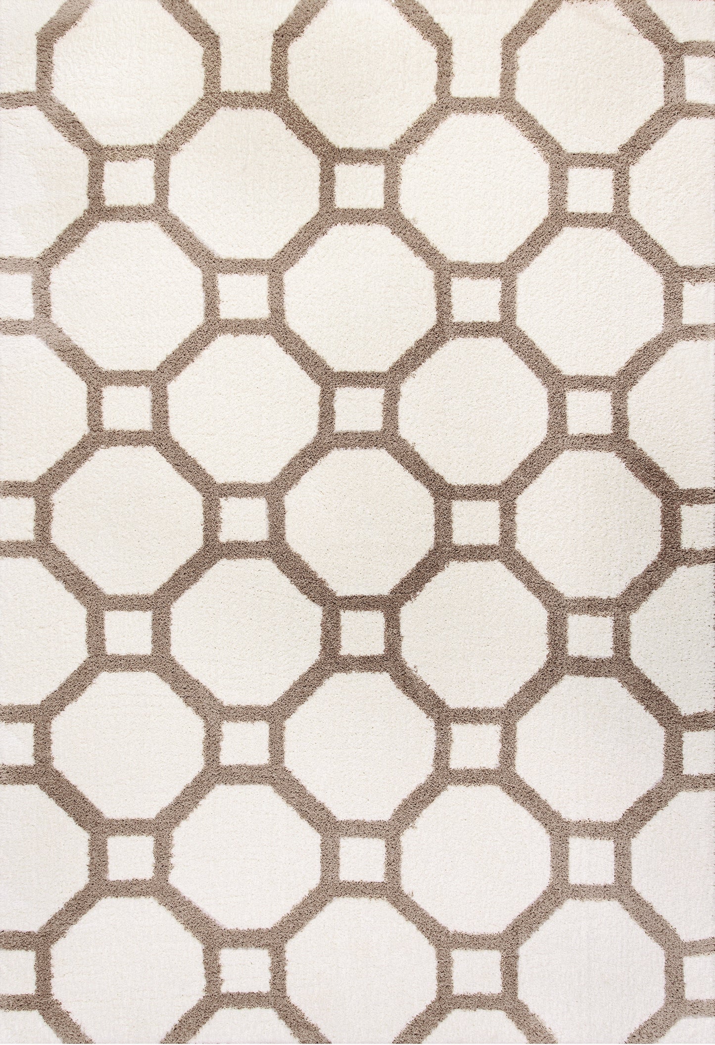 Silky Shag 5903-110 White Area Rug