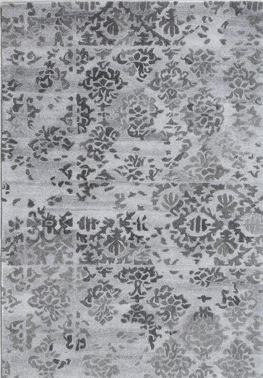 Posh 7814-900 Grey Area Rug